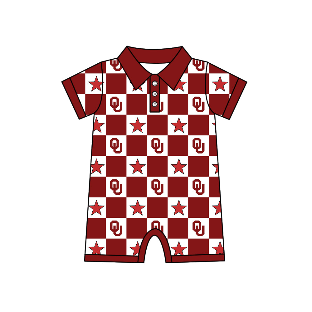 Team design toddle boy summer romper