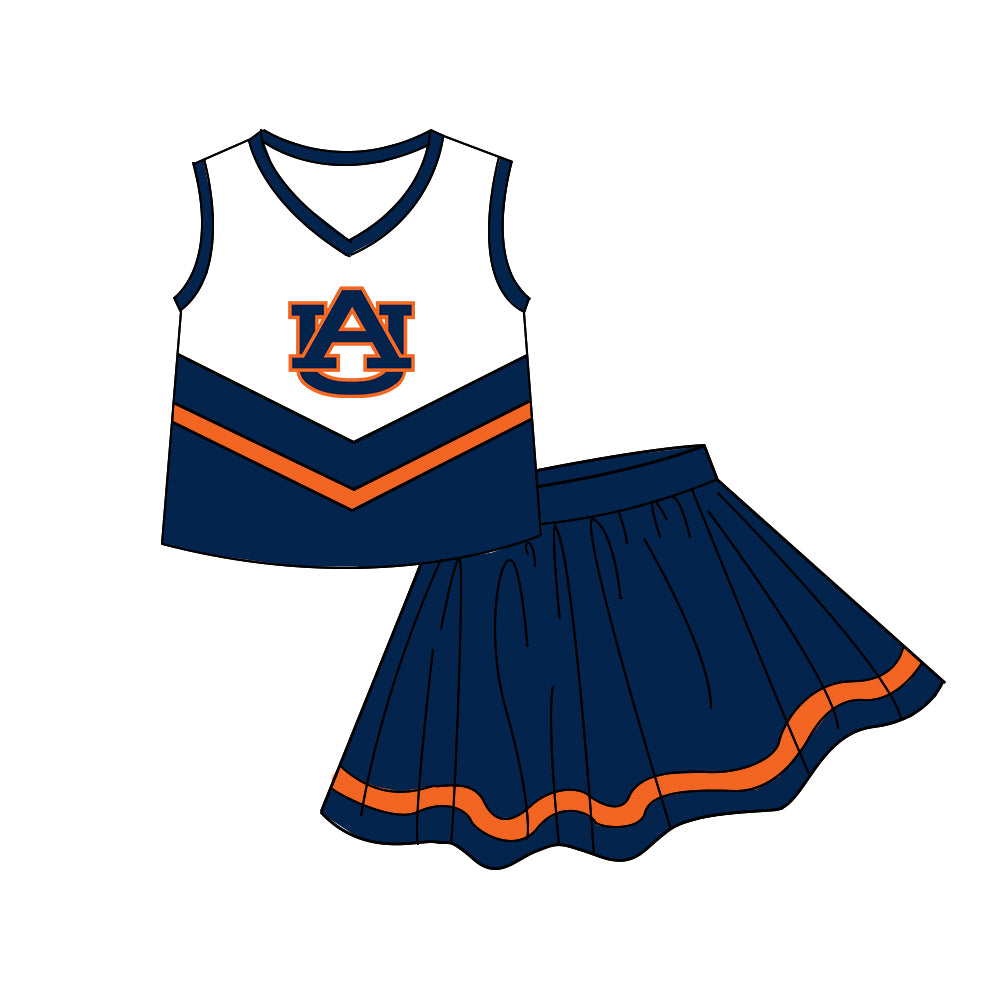 baby girls team cheer skirt outfit add liner shorts