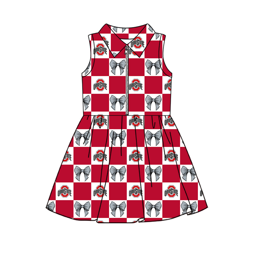 Toddle girls wholesale custom team design yoga dress