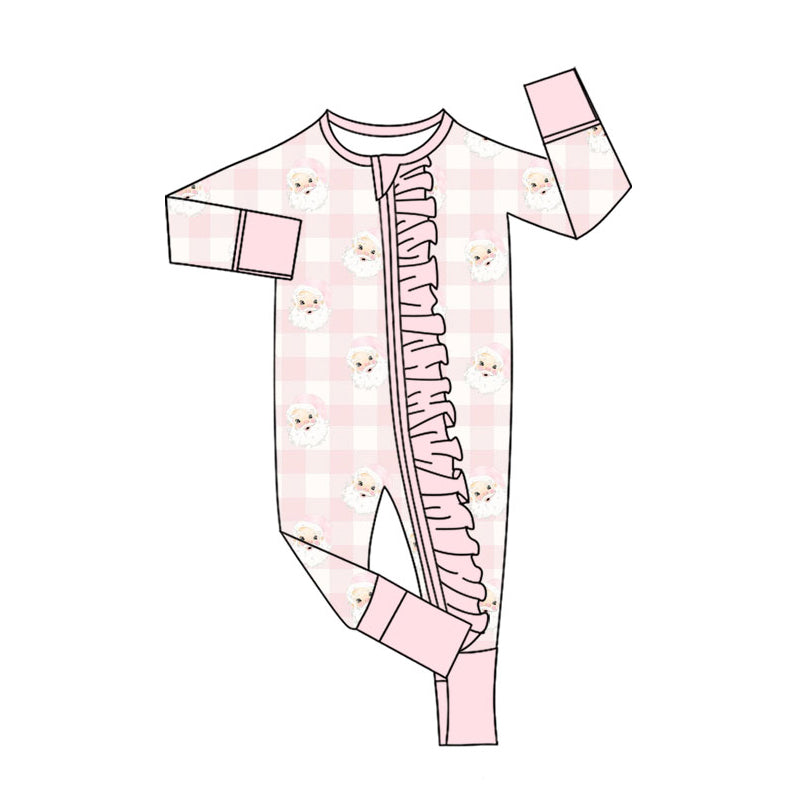 Toddle kids Christmas santa design matching outfit