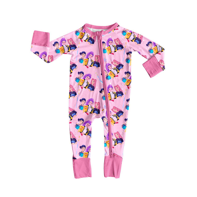 Toddle baby movie design long sleeve romper wholesale factory price