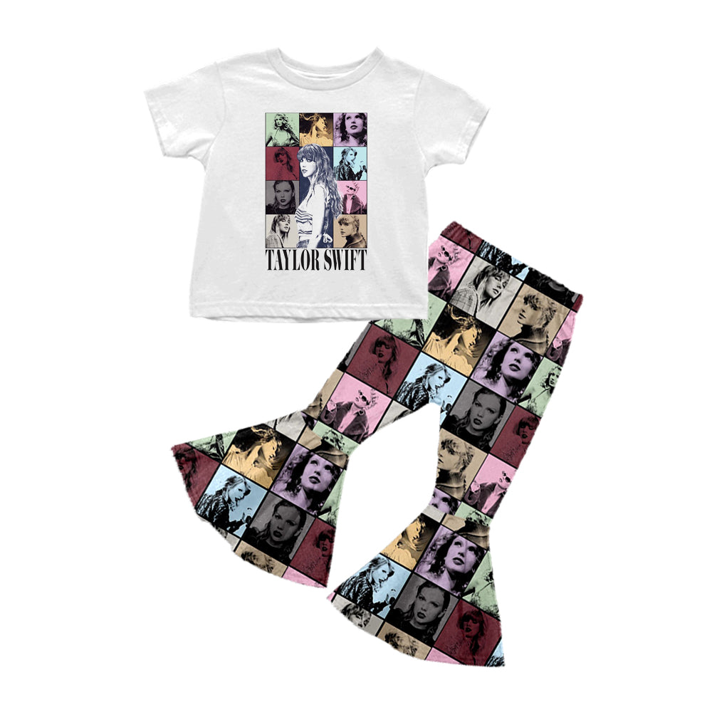 baby girls short sleeve country music singer outfit