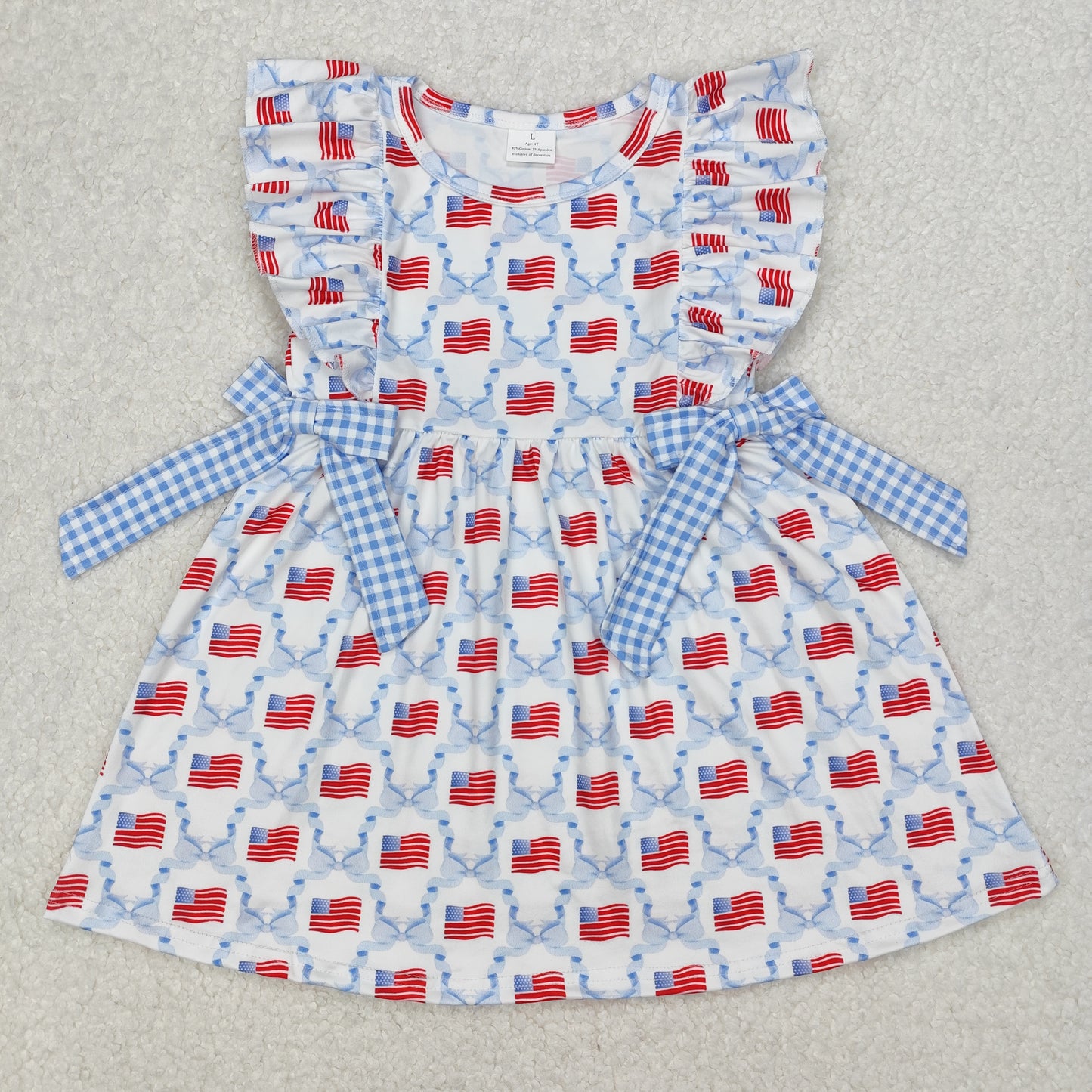 Toddle baby girls American flag dress