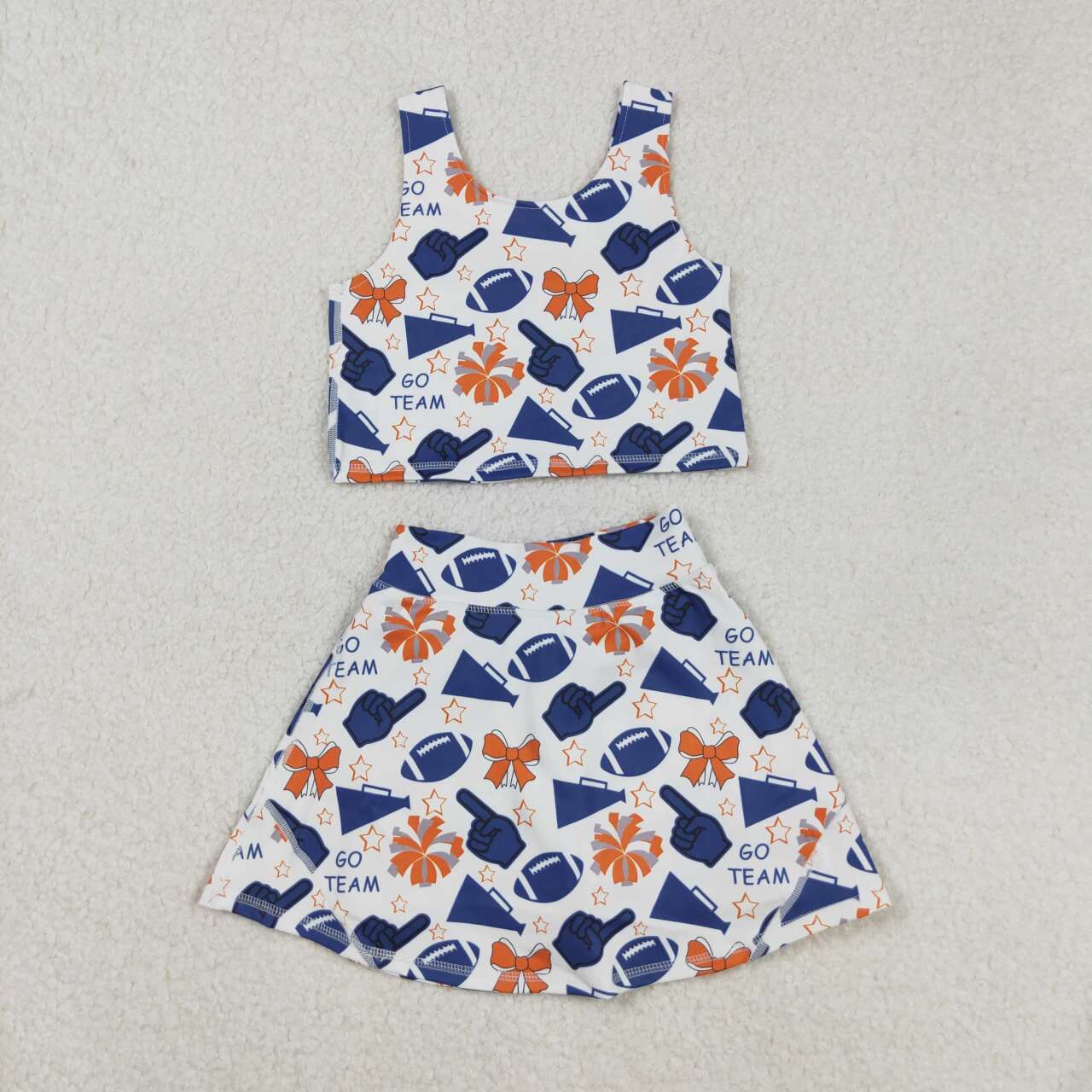 Baby girls Houston go team active wear athletic summer yoga outfit