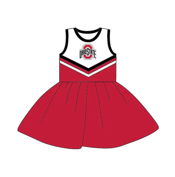 Toddle girls wholesale custom team design dress