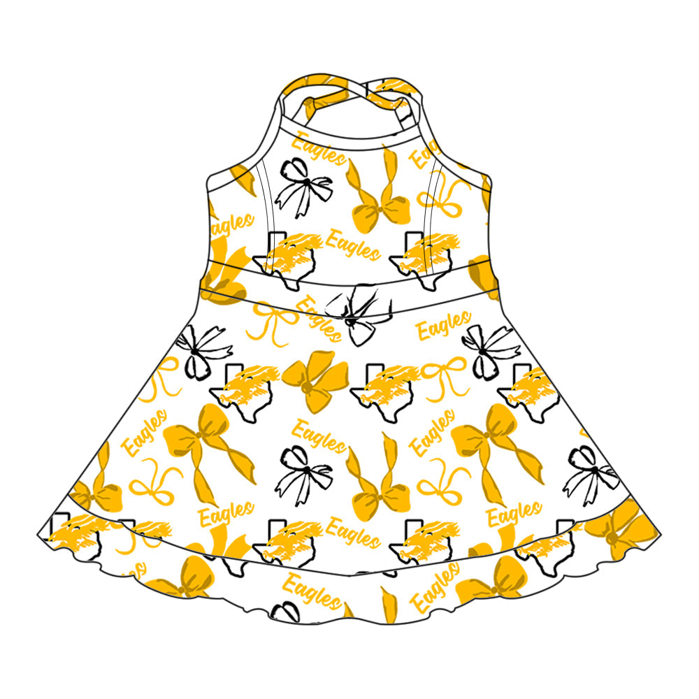 Toddle girls wholesale custom team design dress