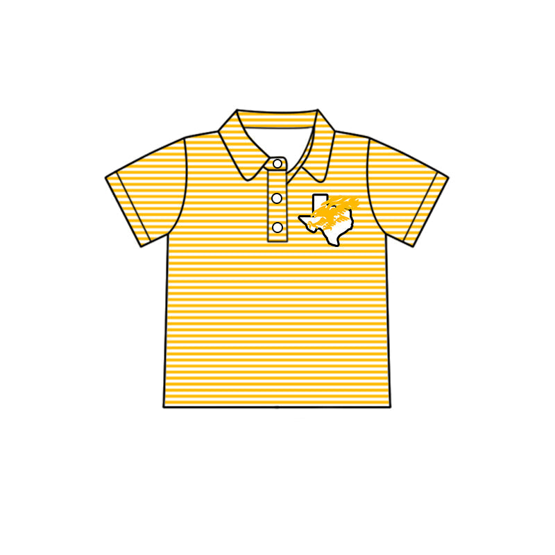 Kids baby short sleeve custom team pullover top