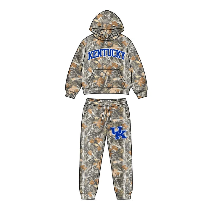 Toddle kids custom kentucky team design boy long sleeve clothes wholesale price