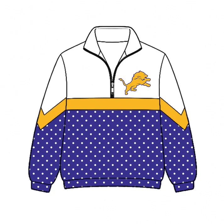 Kid team style long sleeve pullover top