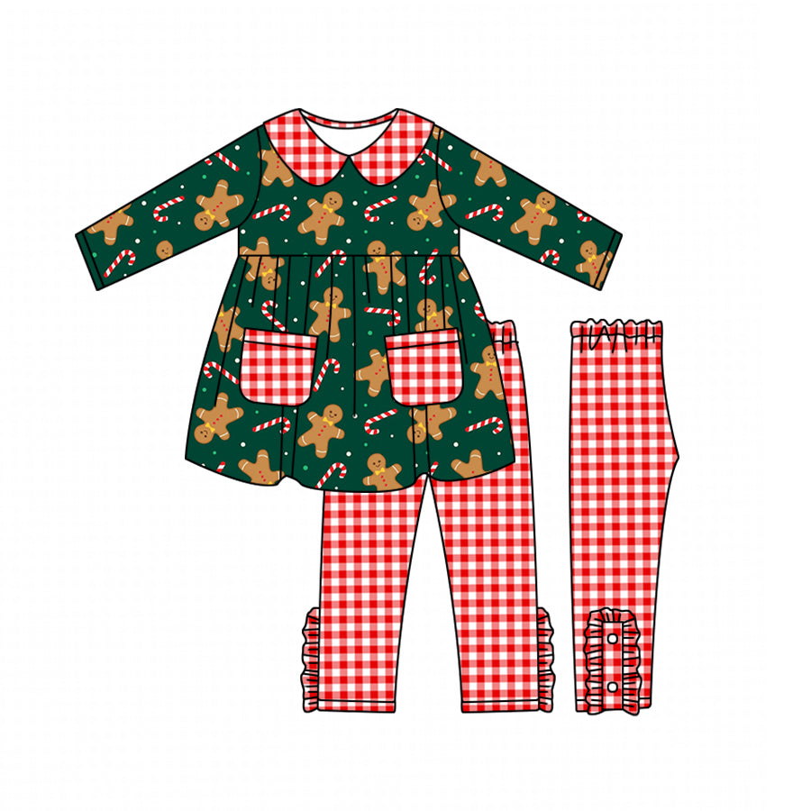 baby girls wholesale christmas gingerbread fall winter clothes