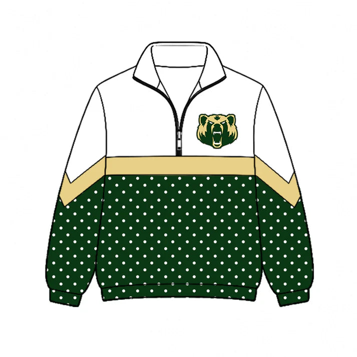 Kid Bears team style long sleeve pullover top