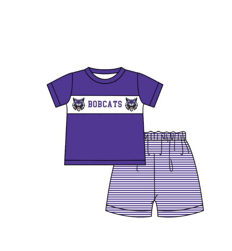 Custom team top matching shorts boy summer outfit