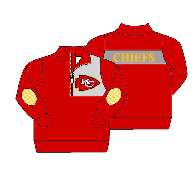Kids custom team long sleeve pullover