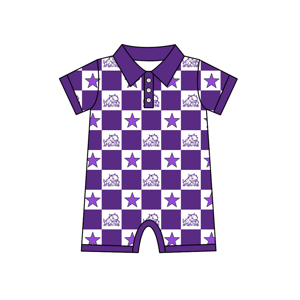 Team design toddle boy summer romper