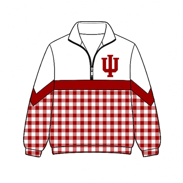 Kid IU Trident team style long sleeve pullover top