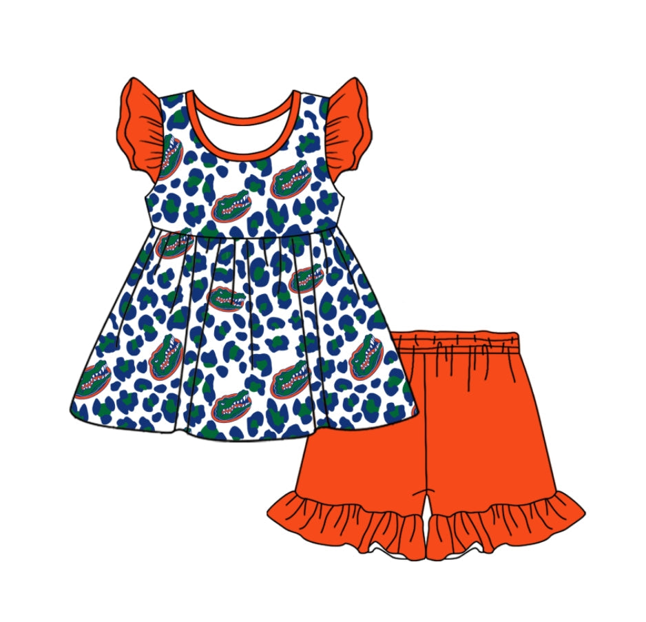 baby girls custom team summer clothes