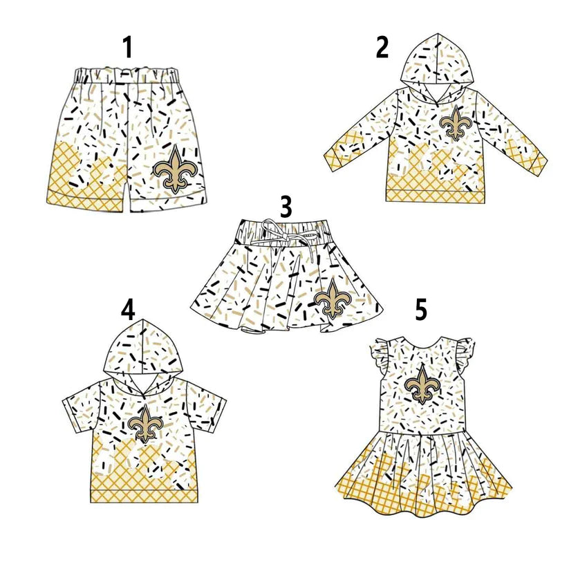 Toddle baby custom team design matching outfit