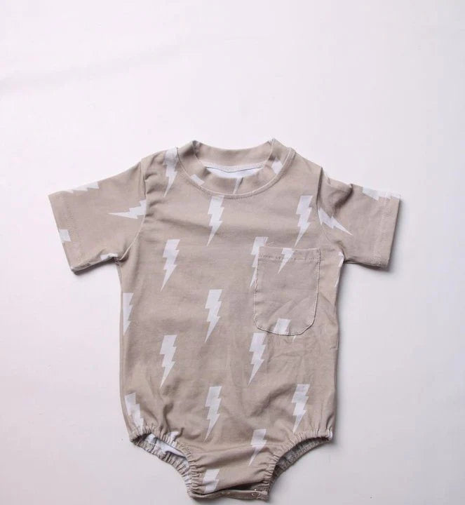 Toddle kids short sleeve boutique romper