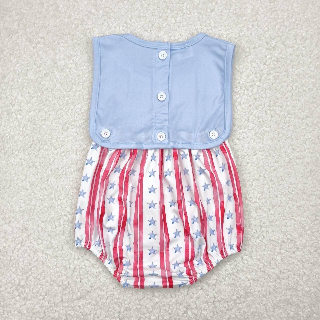 American flag summer romper