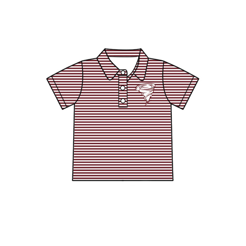 Kids baby short sleeve custom team pullover top