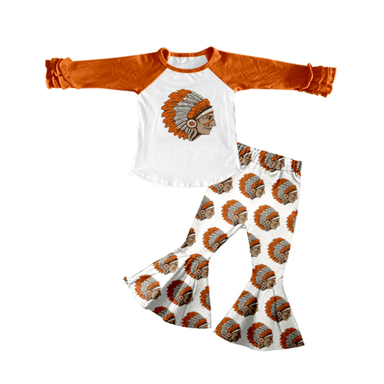 Toddle baby girls team long sleeve outfit