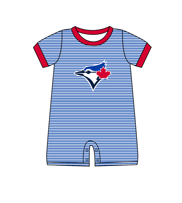 Toronto Blue Jays Team design toddle baby boy summer romper