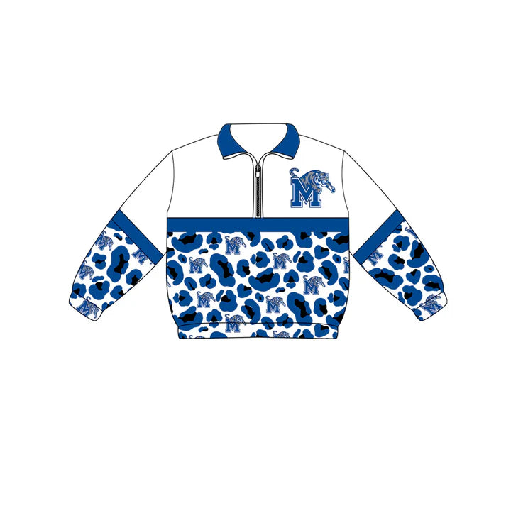 Kids team style long sleeve pullover top