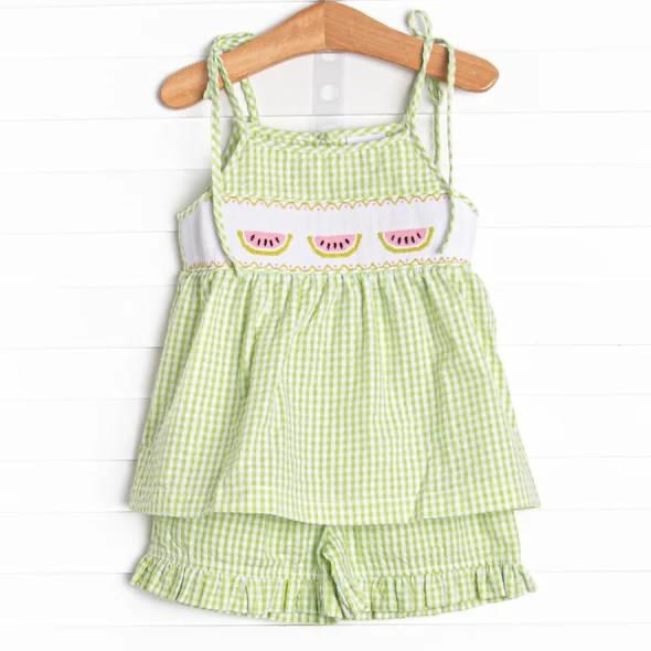 infant baby girls watermelon outfit