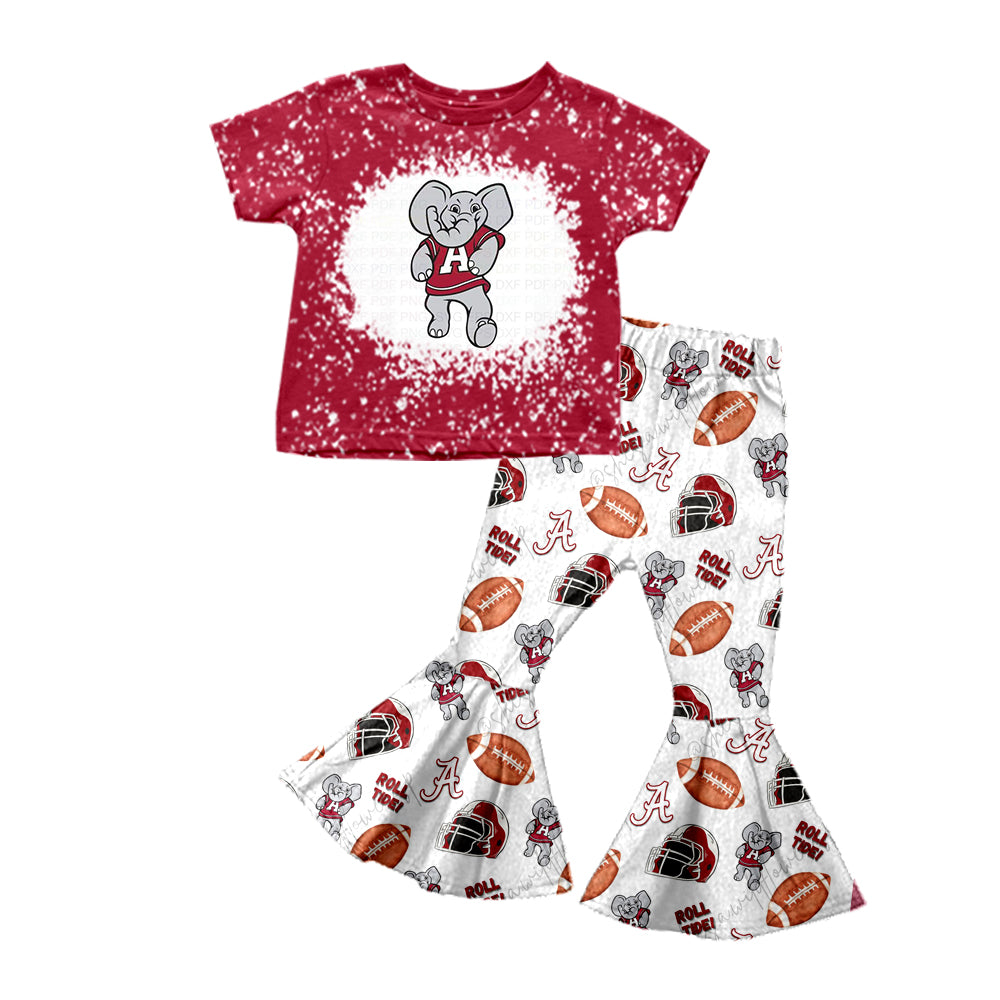 baby girls custom teams clothing set