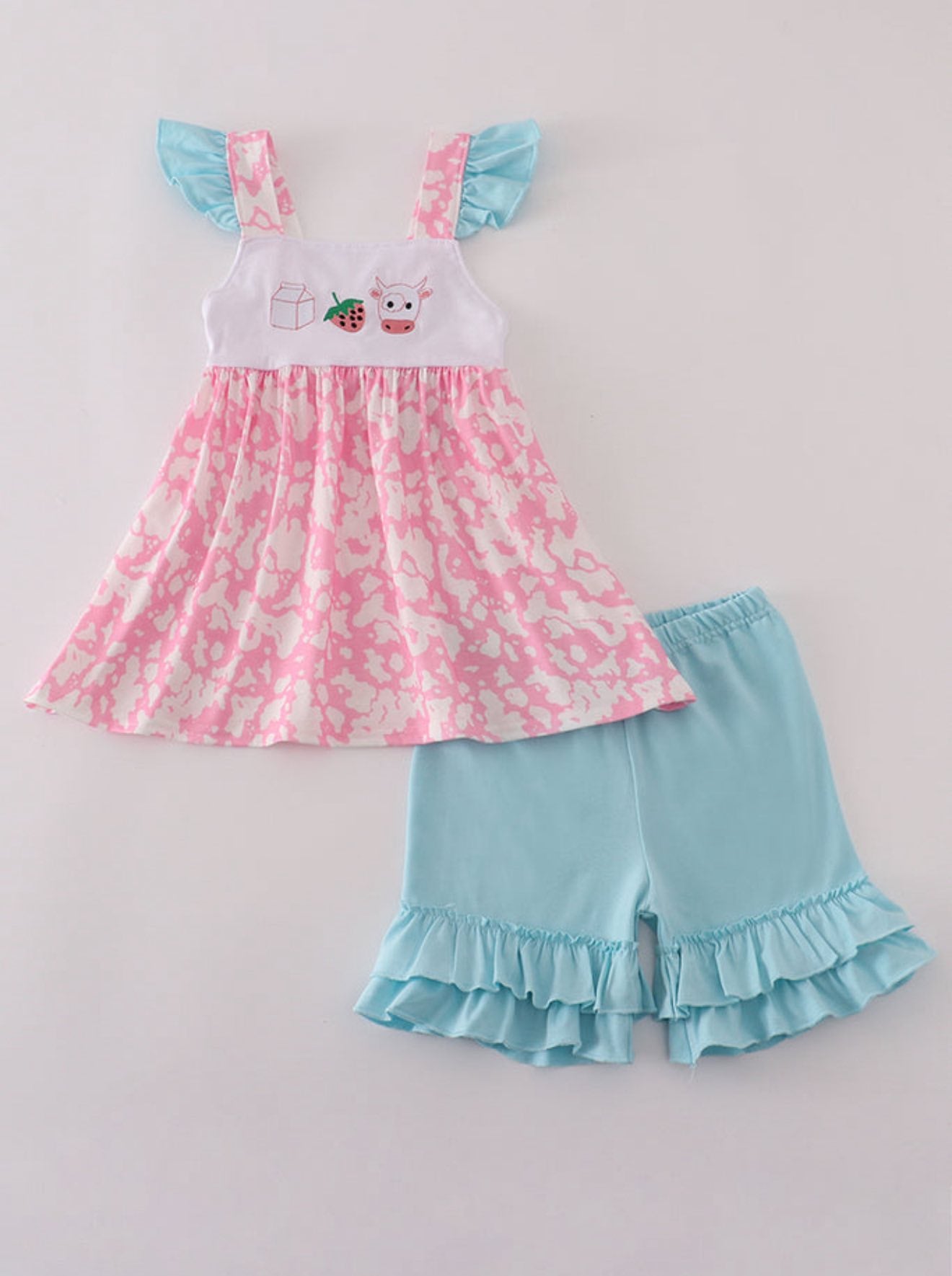 Toddle girl wholesale summer short set