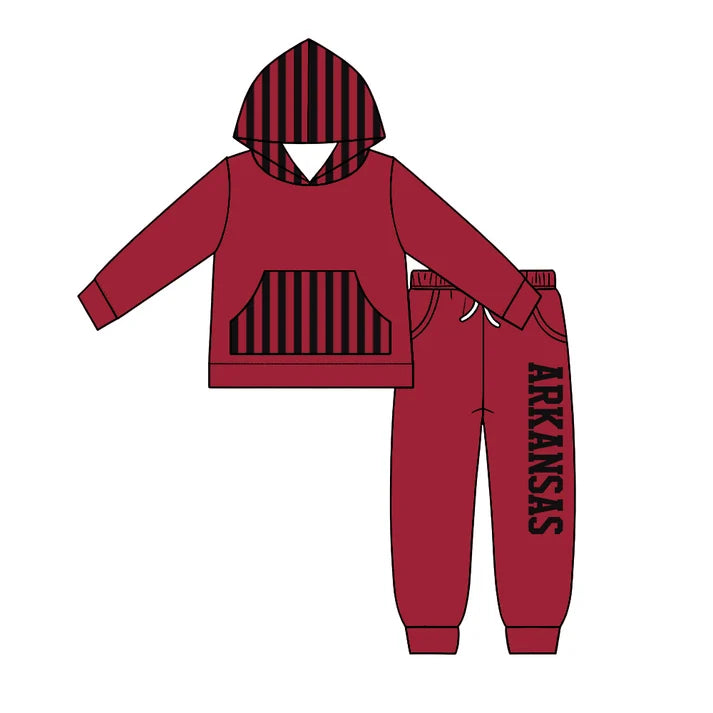 Baby girl custom team cheer design hoodie set