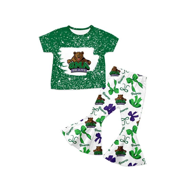 Toddle kids custom college team design matching outfit