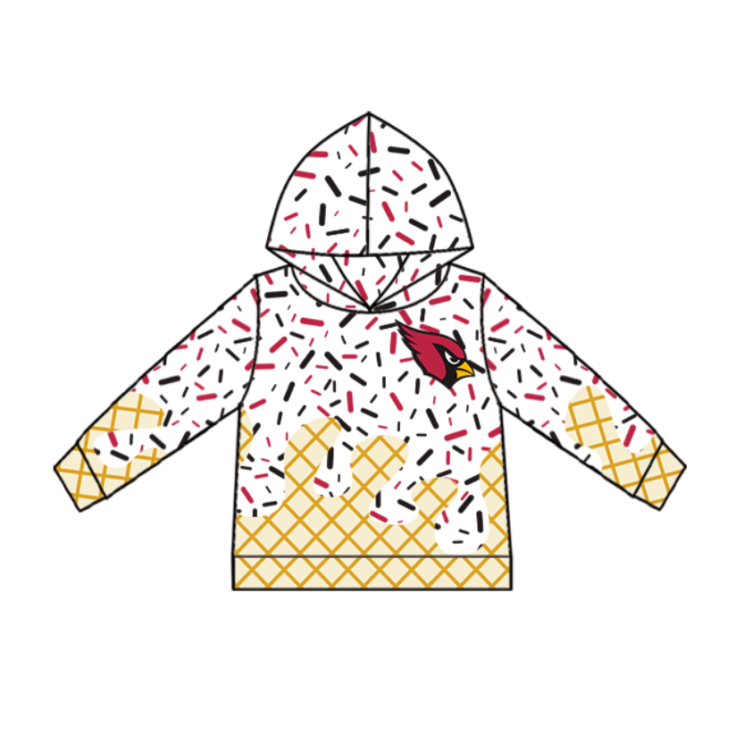 baby boy long sleeve custom team hoodie top