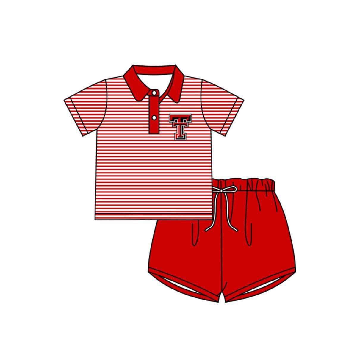 baby girls short sleeve top matching pants outfit.