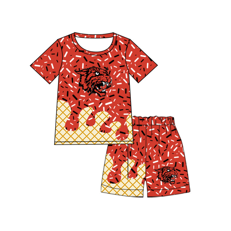 toddle boy short sleeve custom team outfit