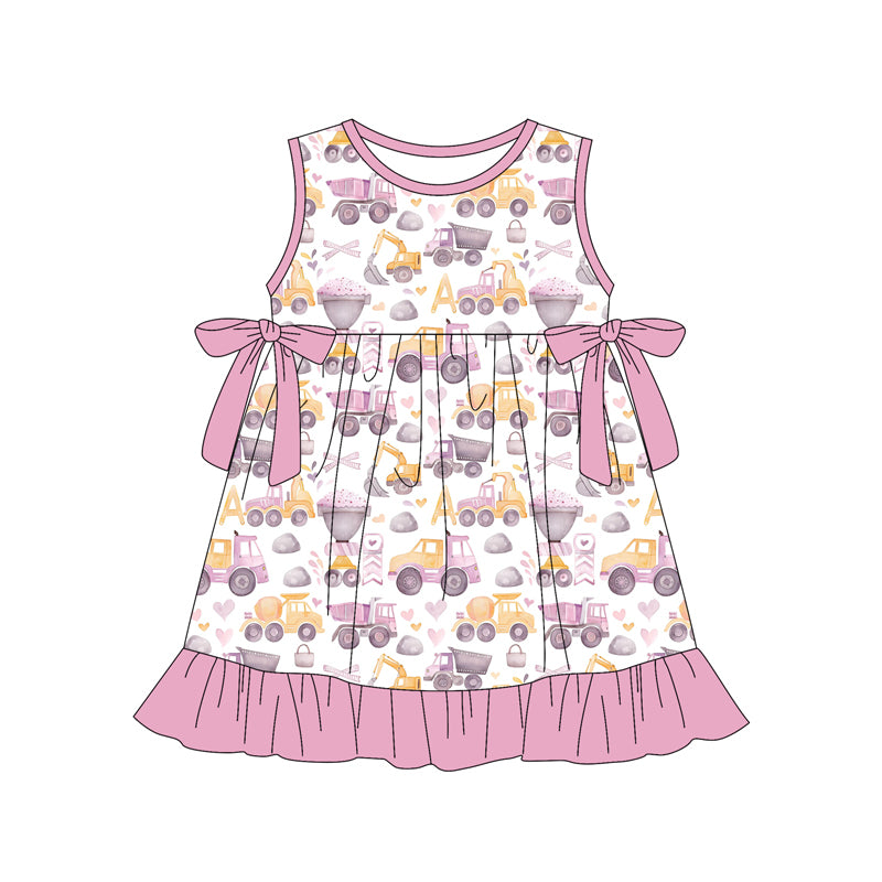 wholesale kids clothes custom construction design dress