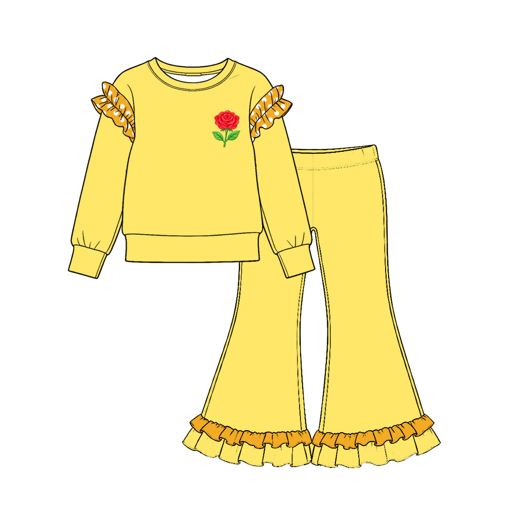 Princess design girl long sleeve outfit preorder