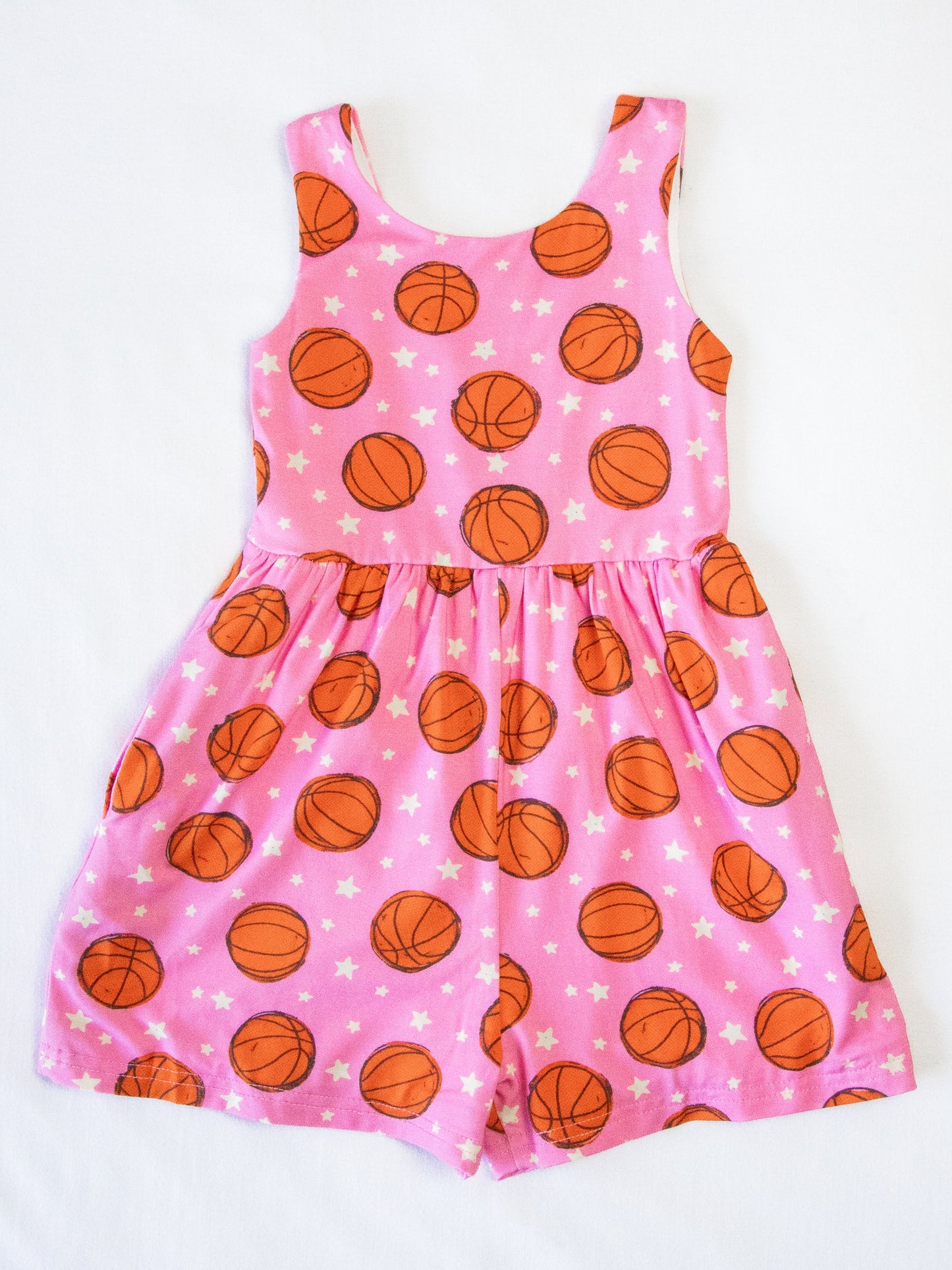 toddle girls basketball design jumpsuit