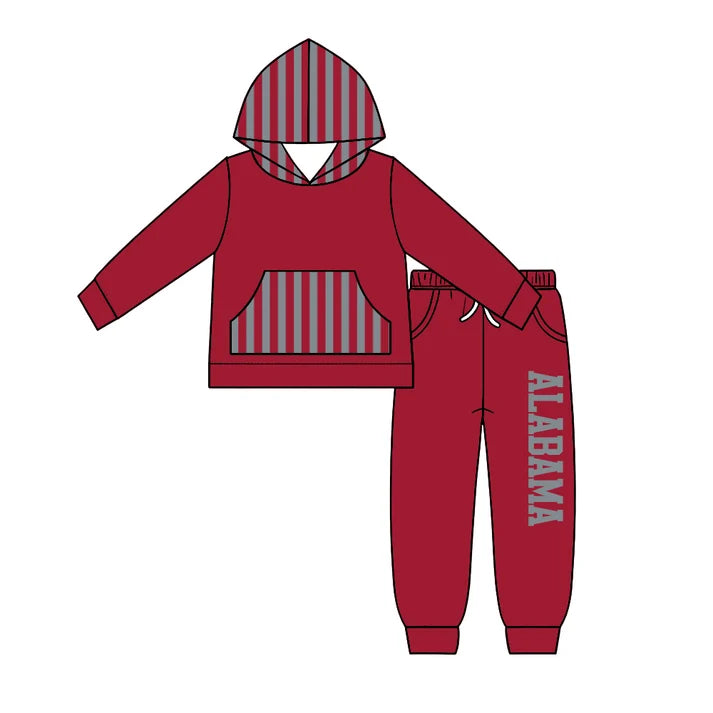 Baby girl custom team cheer design hoodie set
