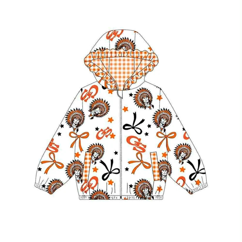 Kids baby baby long sleeve custom team hoodie top