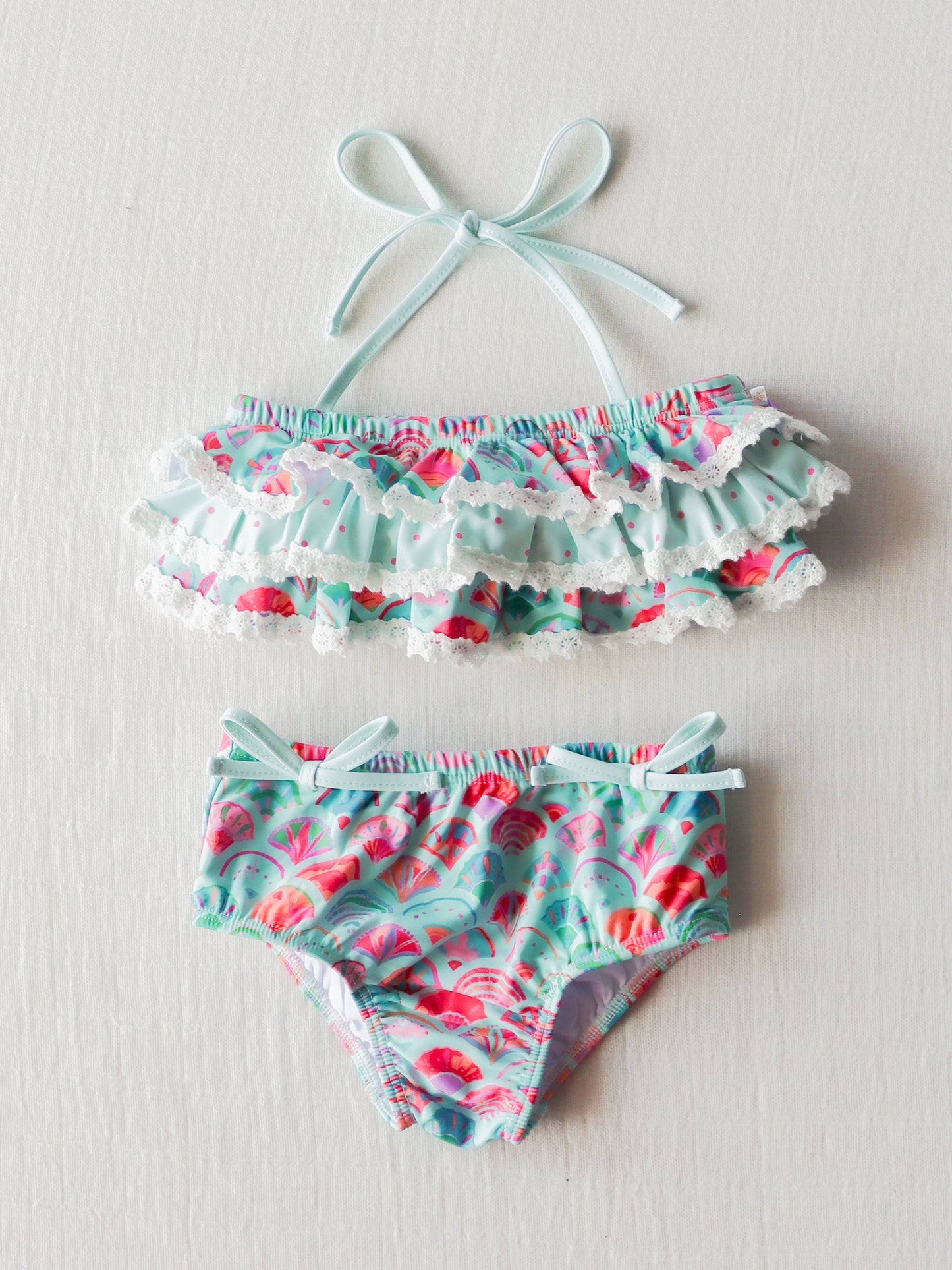 baby girls summer two pieces bathing suit