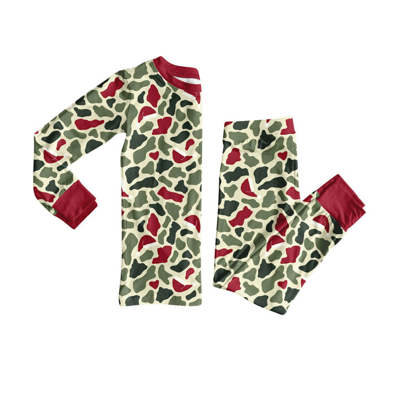 Christmas design kids pajama set wholesal factory price