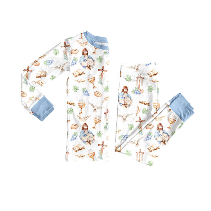 Christmas design kids pajama set wholesal factory price
