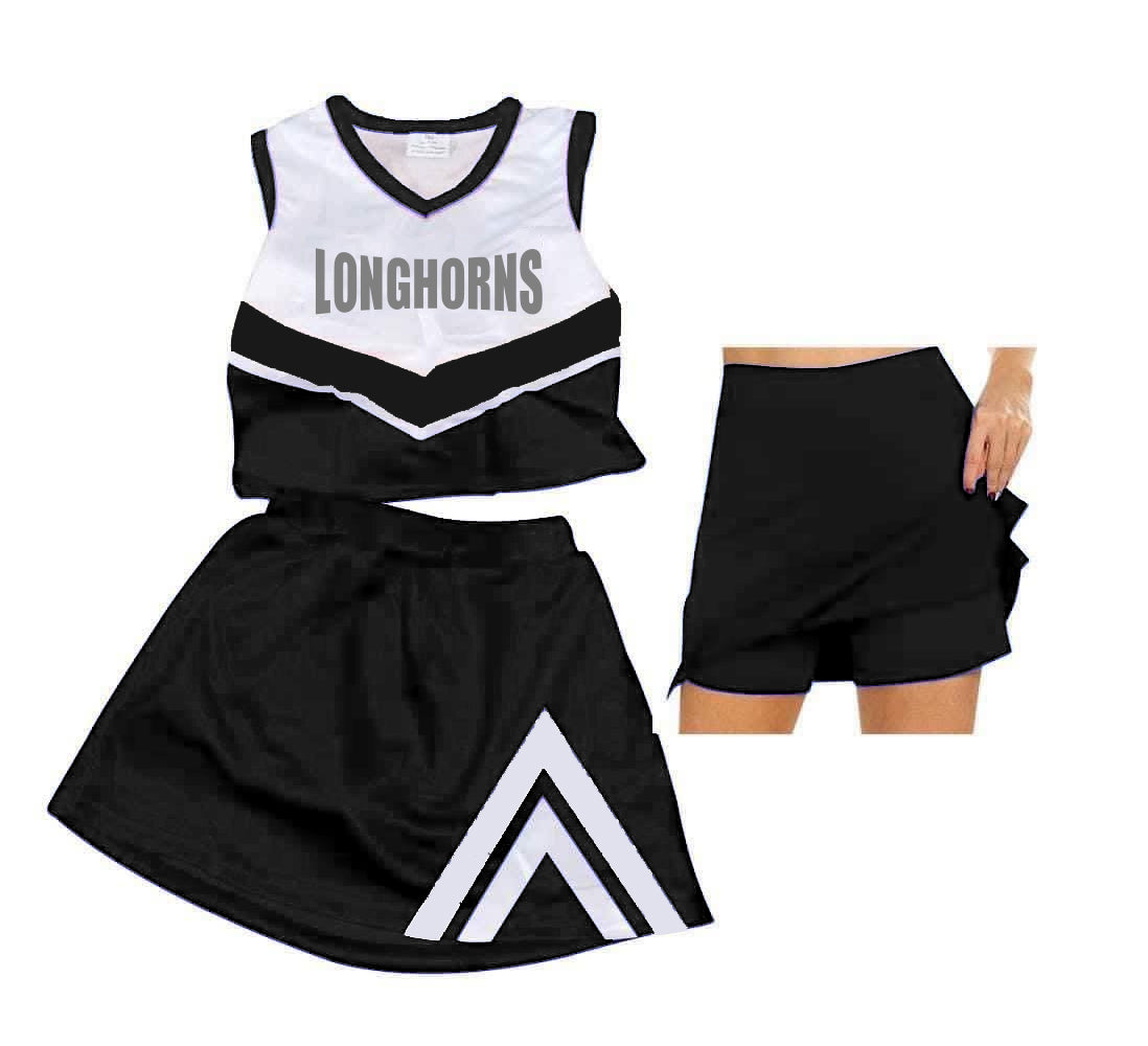 baby girls cheer skirt outfit