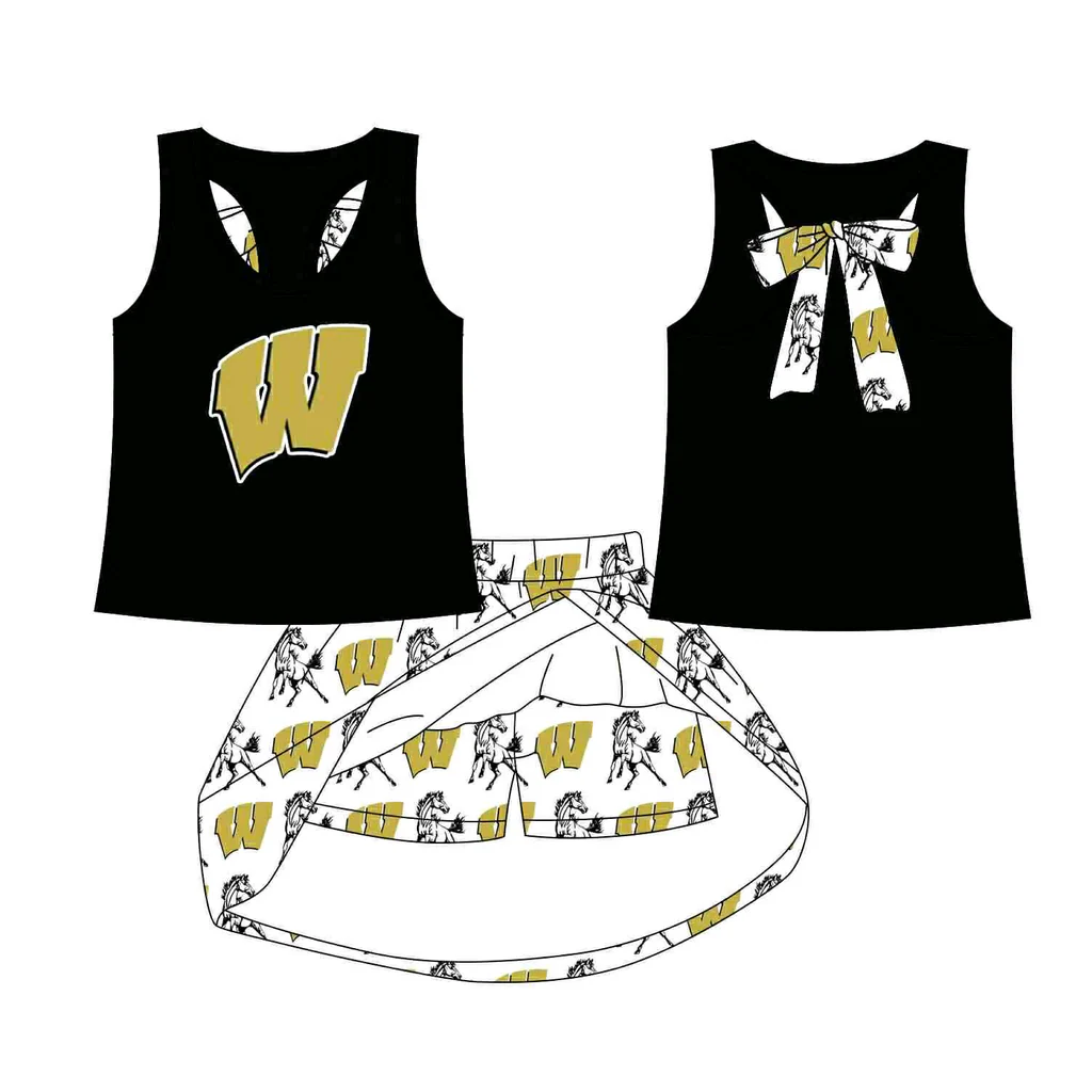 Baby girls custom team cheer outfit add shorts
