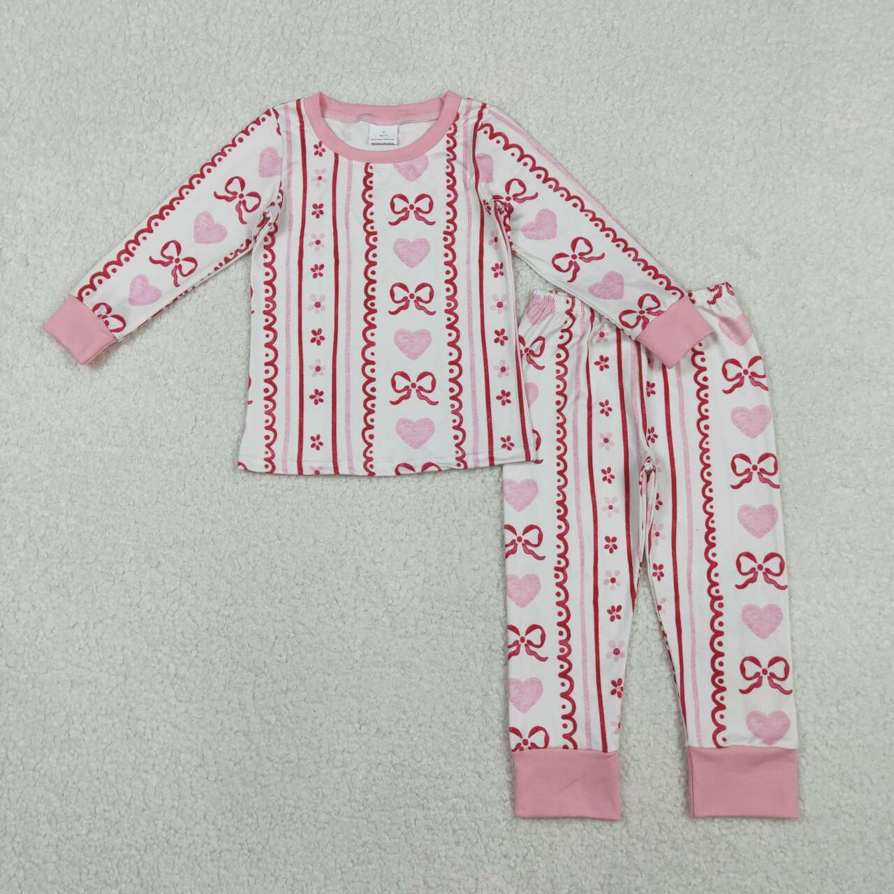 Girls long sleeve Valentines day outfit