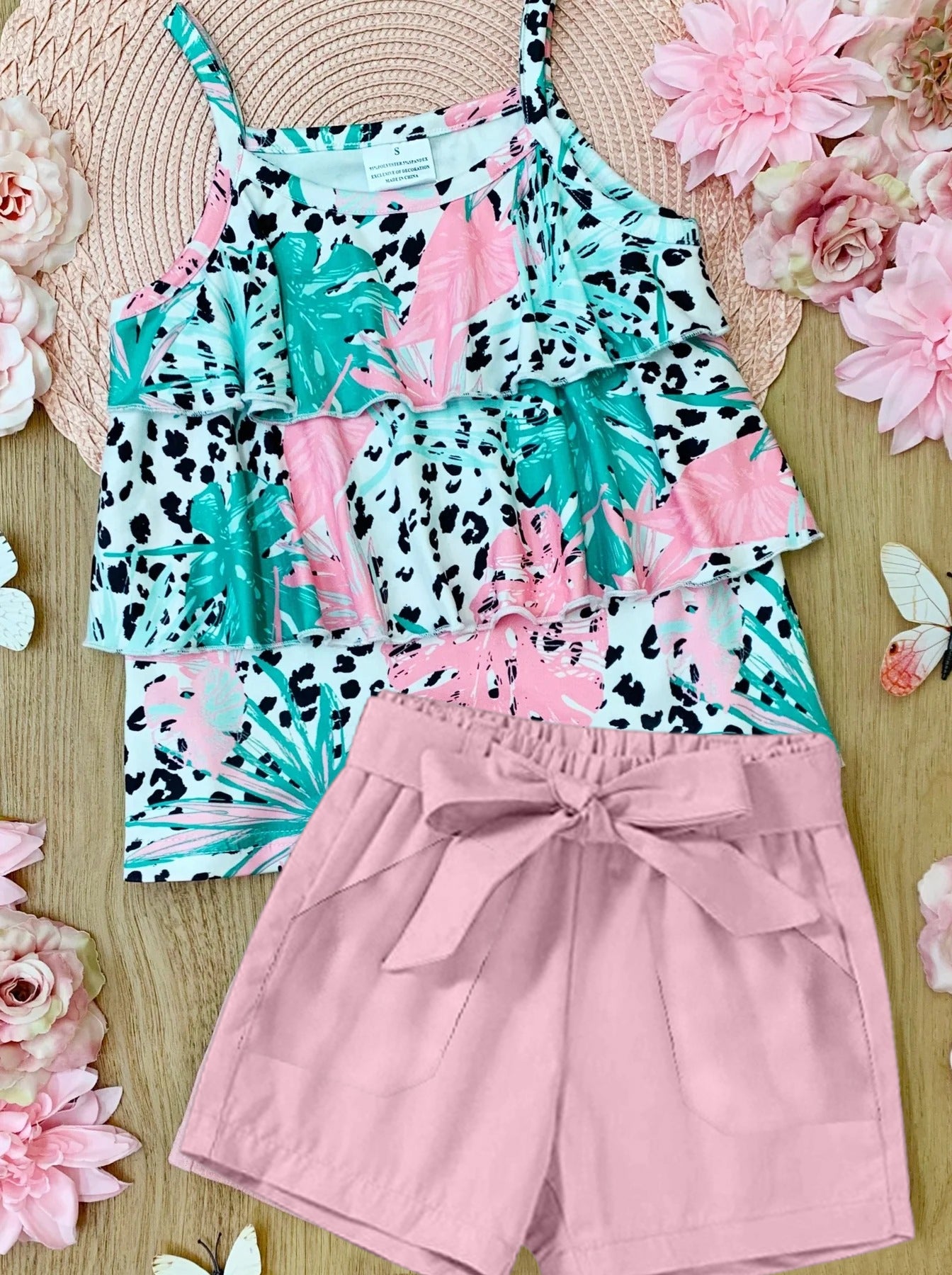 wholesale girls boutique clothing set