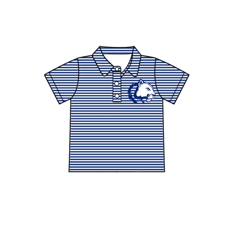 Kids baby short sleeve custom team pullover top