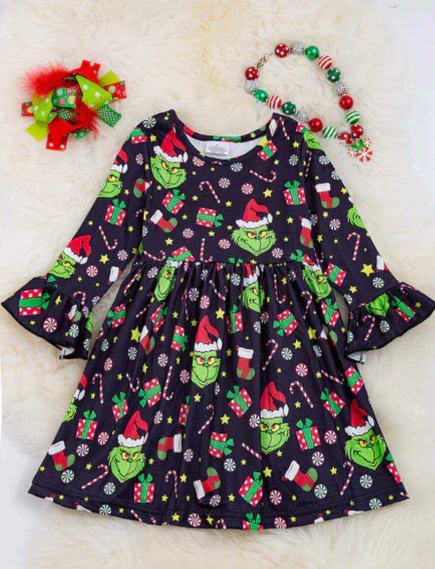 baby girls Christmas dress moq 3