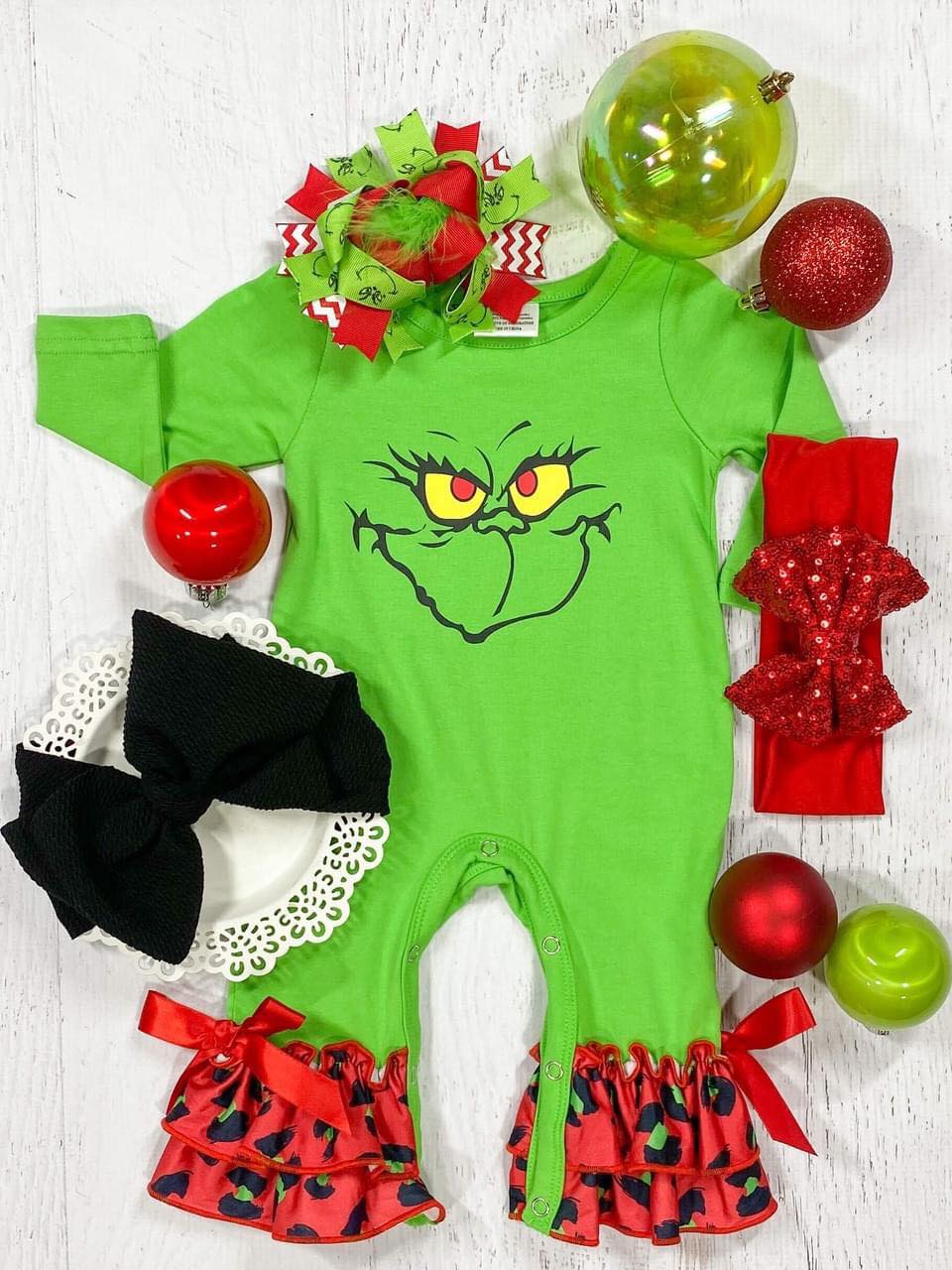 baby long sleeve Christmas romper